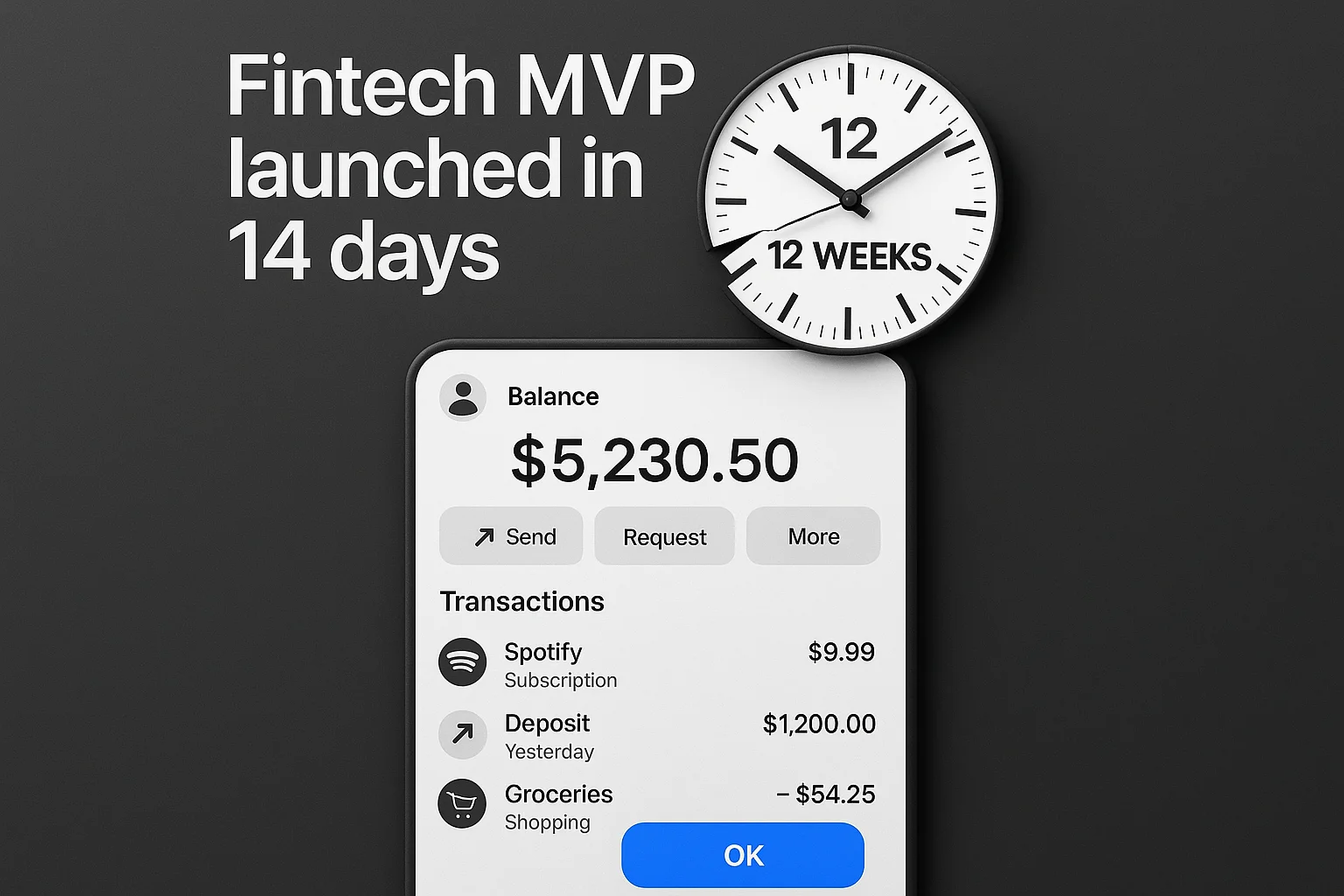 Fintech MVP in 14 Days: Why the $150k, 12-Week 'Standard' Is a Trap