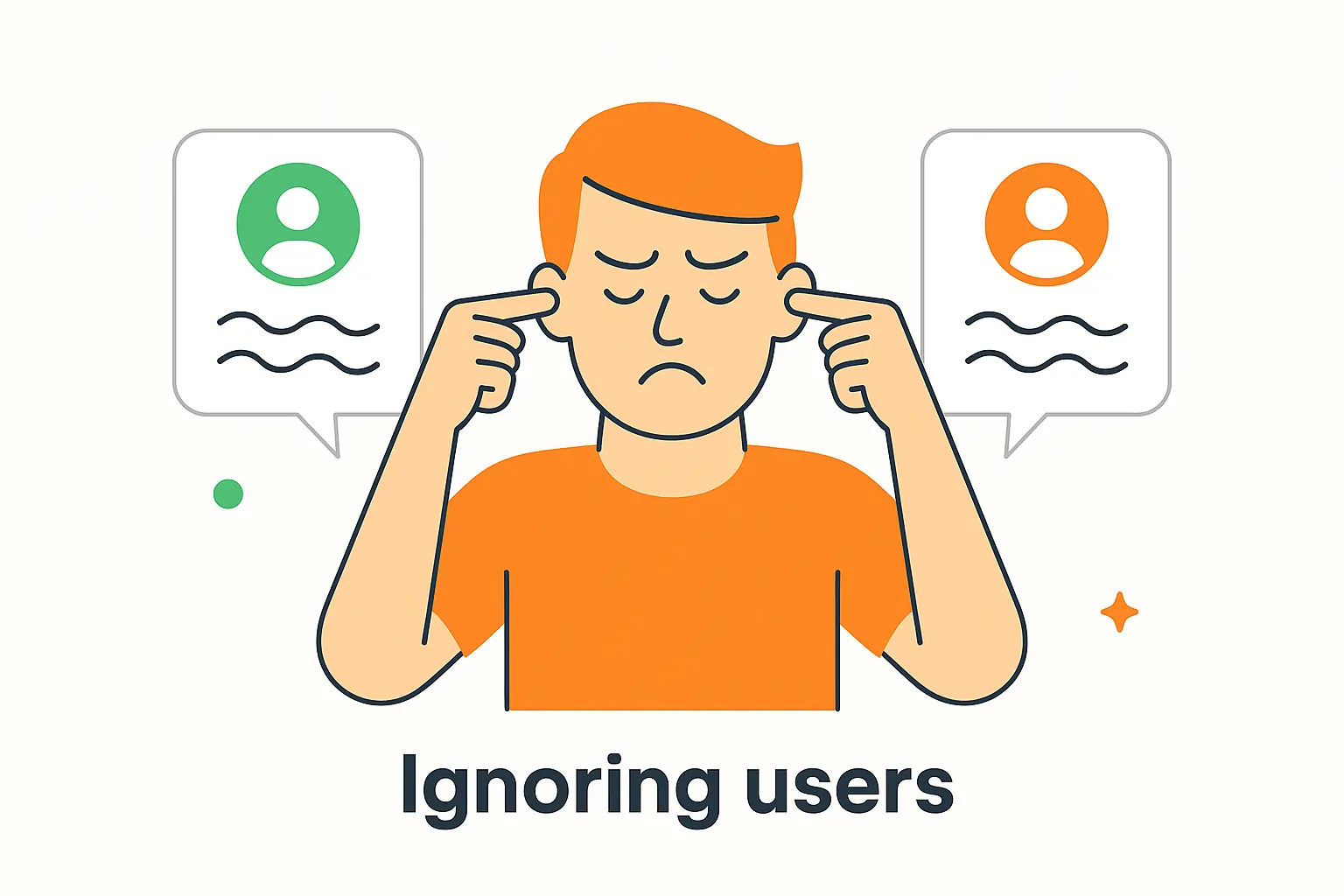 Feil 3: Ignorerer brukerne - viktigheten av å lytte til brukerens feedback