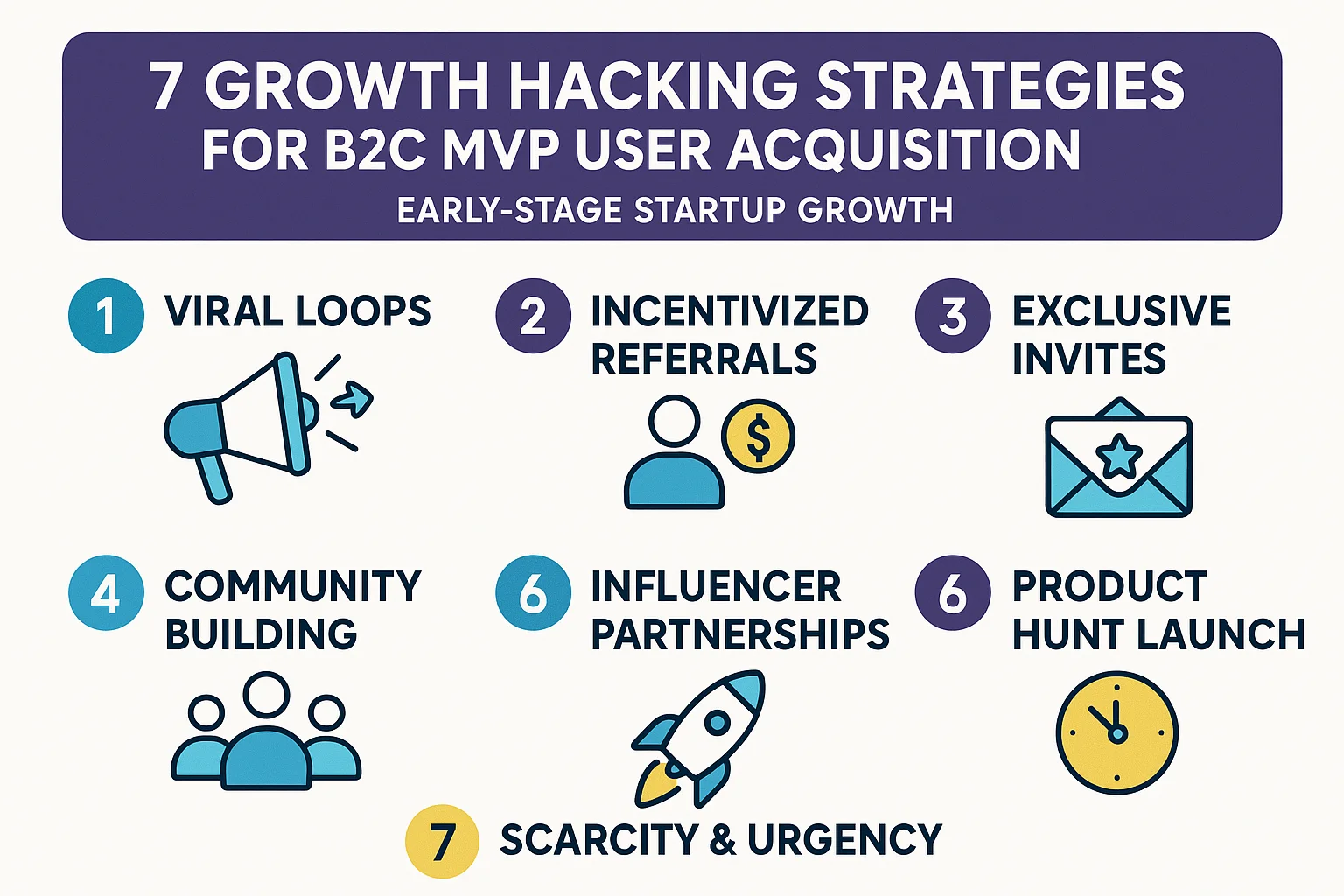 The Post-Launch Playbook: 7 Growth Hacking Strategies for Your New B2C MVP