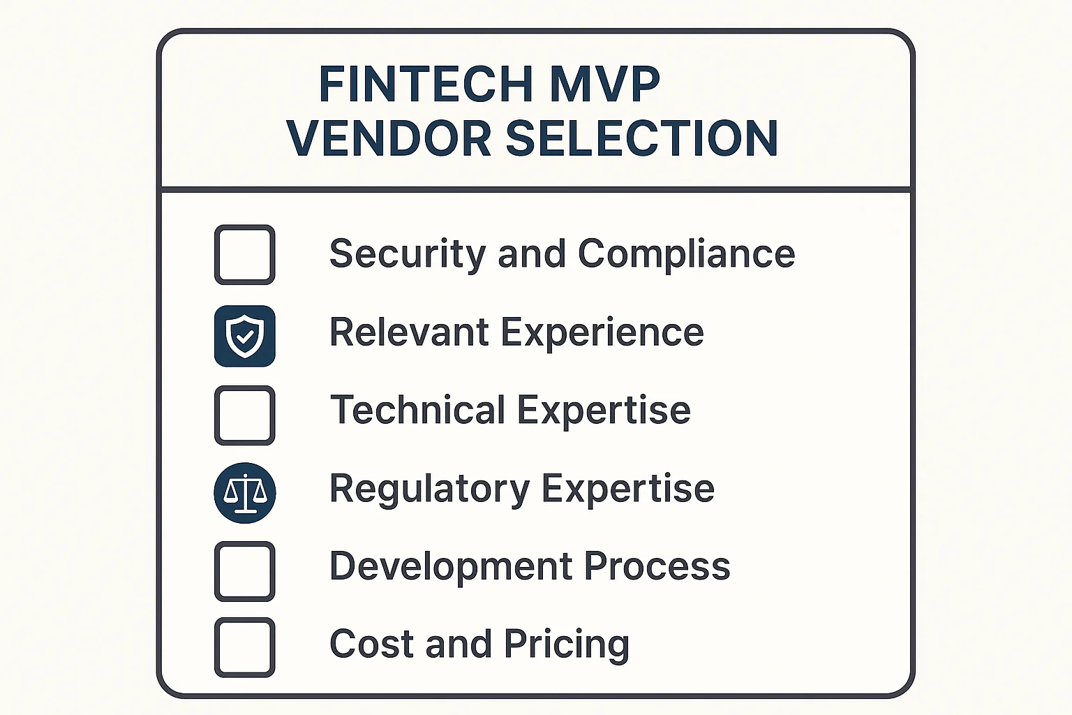 The Ultimate Fintech MVP Vendor Checklist: 10 Must-Ask Security & Compliance Questions