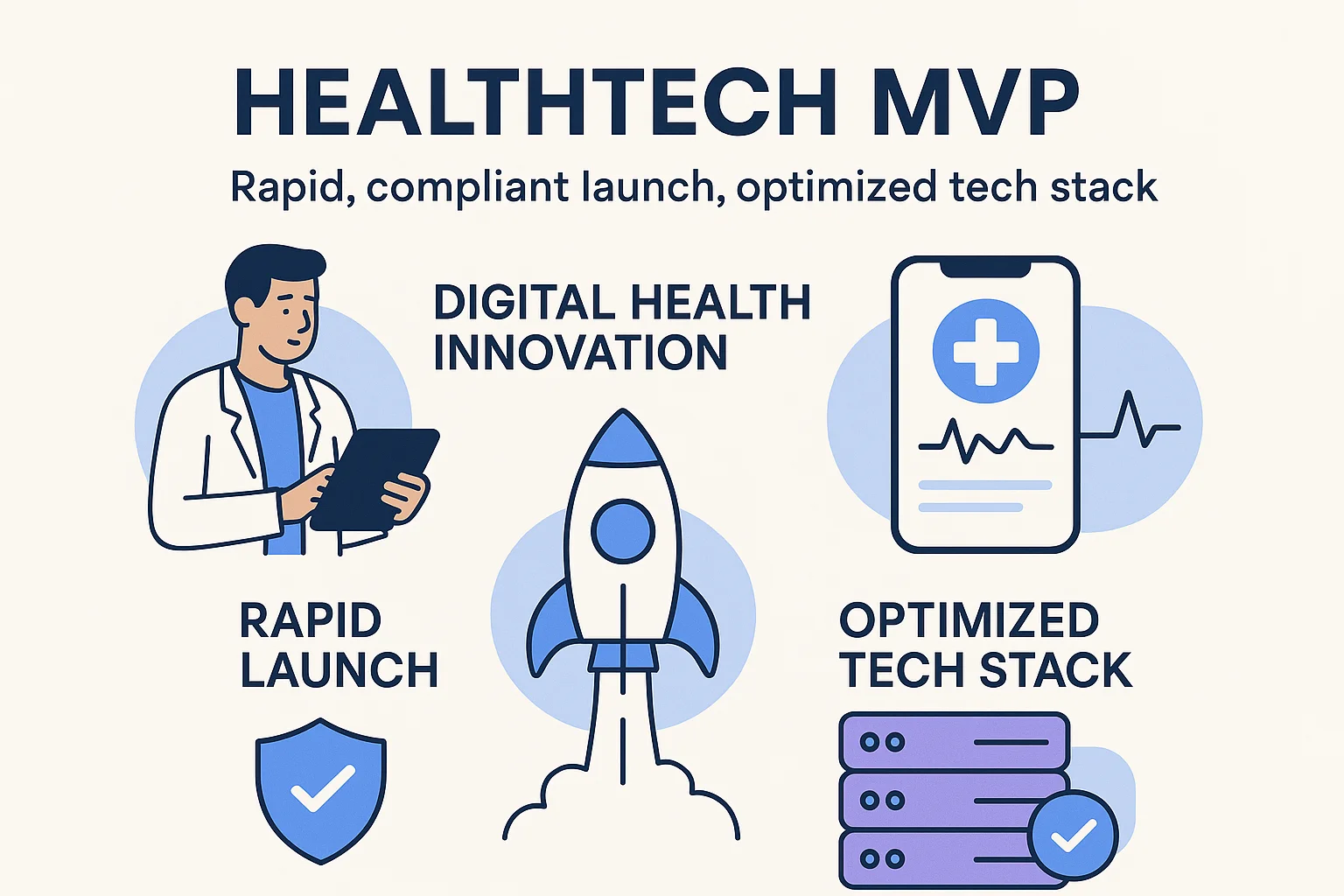 The Ultimate HealthTech MVP Tech Stack: A Founder's Guide to a Fast, Compliant Launch